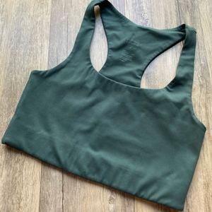 Green / Moss Girlfriend Collective Sports Bra